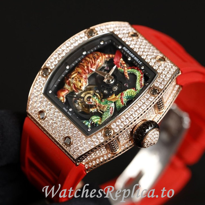 Richard Mille Replica RM51-01 Rubber strap 50MM - WatchesReplica.is