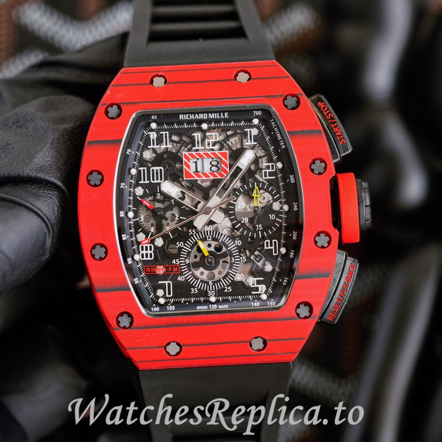 Richard Mille Replica RM11-03 Rubber strap 50MM - WatchesReplica.is