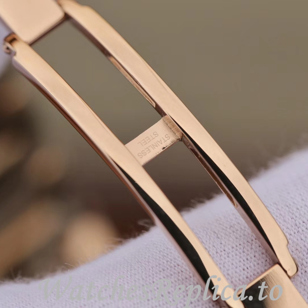 Patek Philippe Replica Twenty-4 Rose Gold strap 30MM - WatchesReplica.is