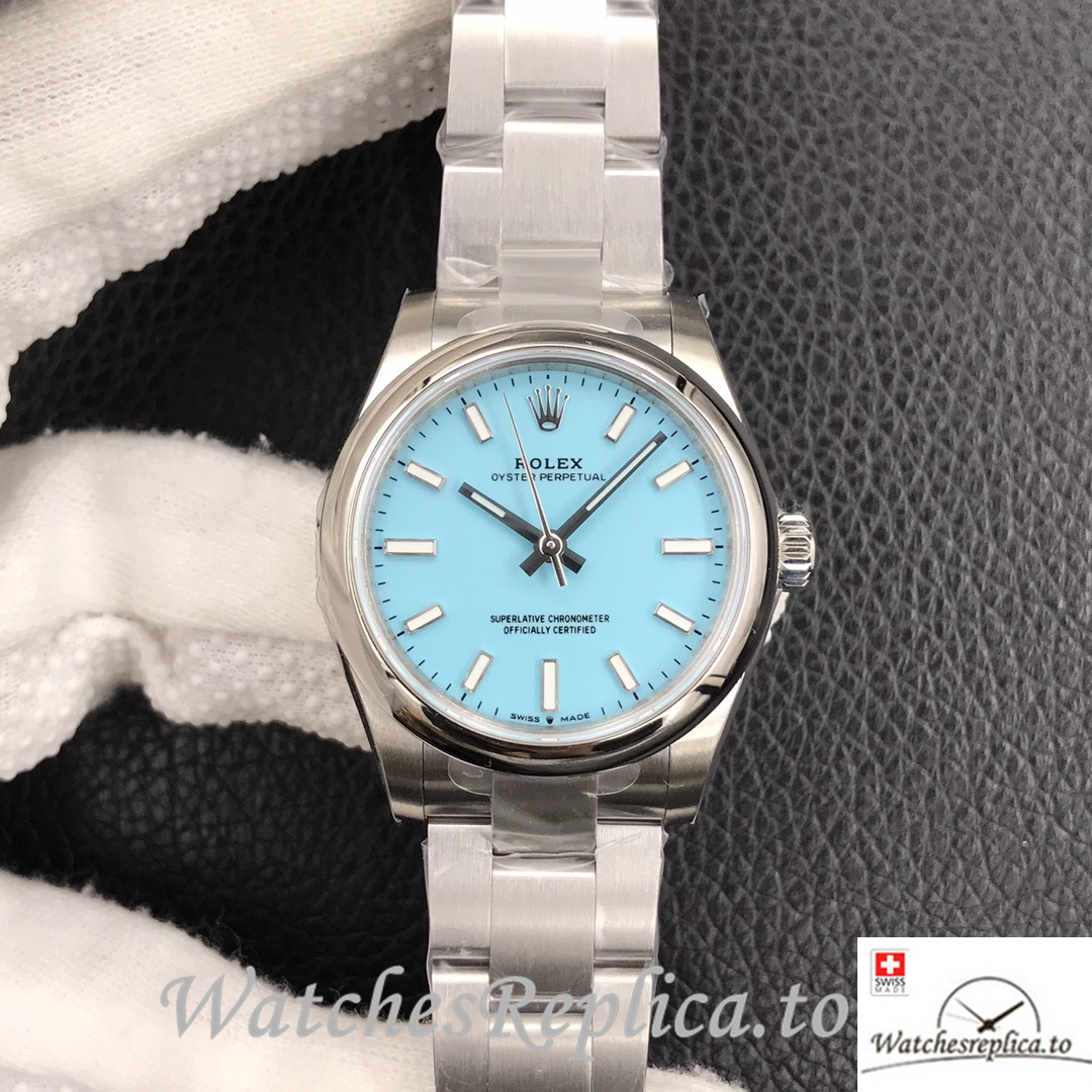Swiss Rolex Oyster Perpetual Replica 277200 Stainless steel strap 31MM - WatchesReplica.is
