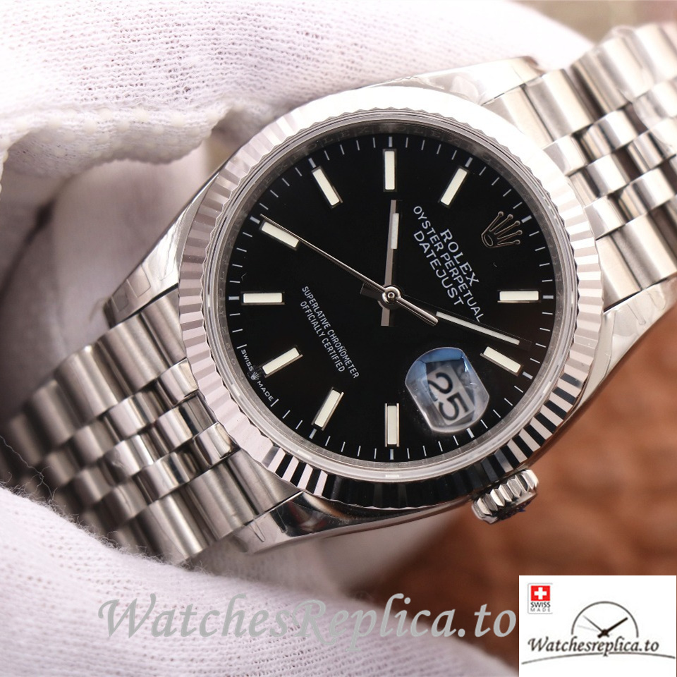 Swiss Rolex Datejust Replica 126233 Stainless steel strap 36MM - WatchesReplica.is