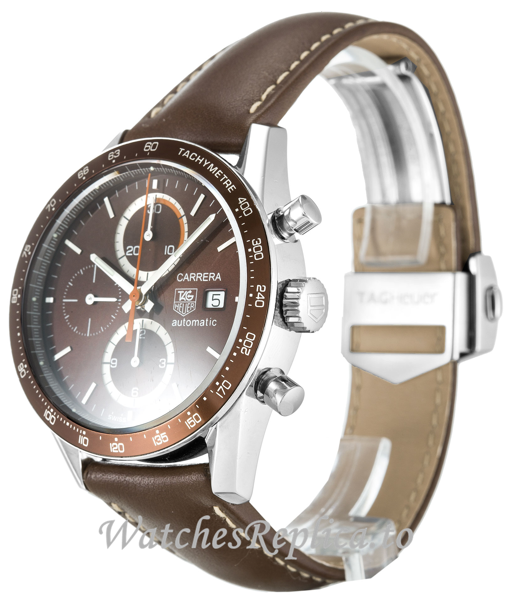 Tag Heuer Carrera Brown Dial CV2013.FC6234 41MM - WatchesReplica.is