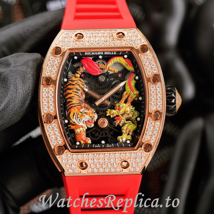 Richard Mille Replica RM51-01 Rubber strap 50MM - WatchesReplica.is