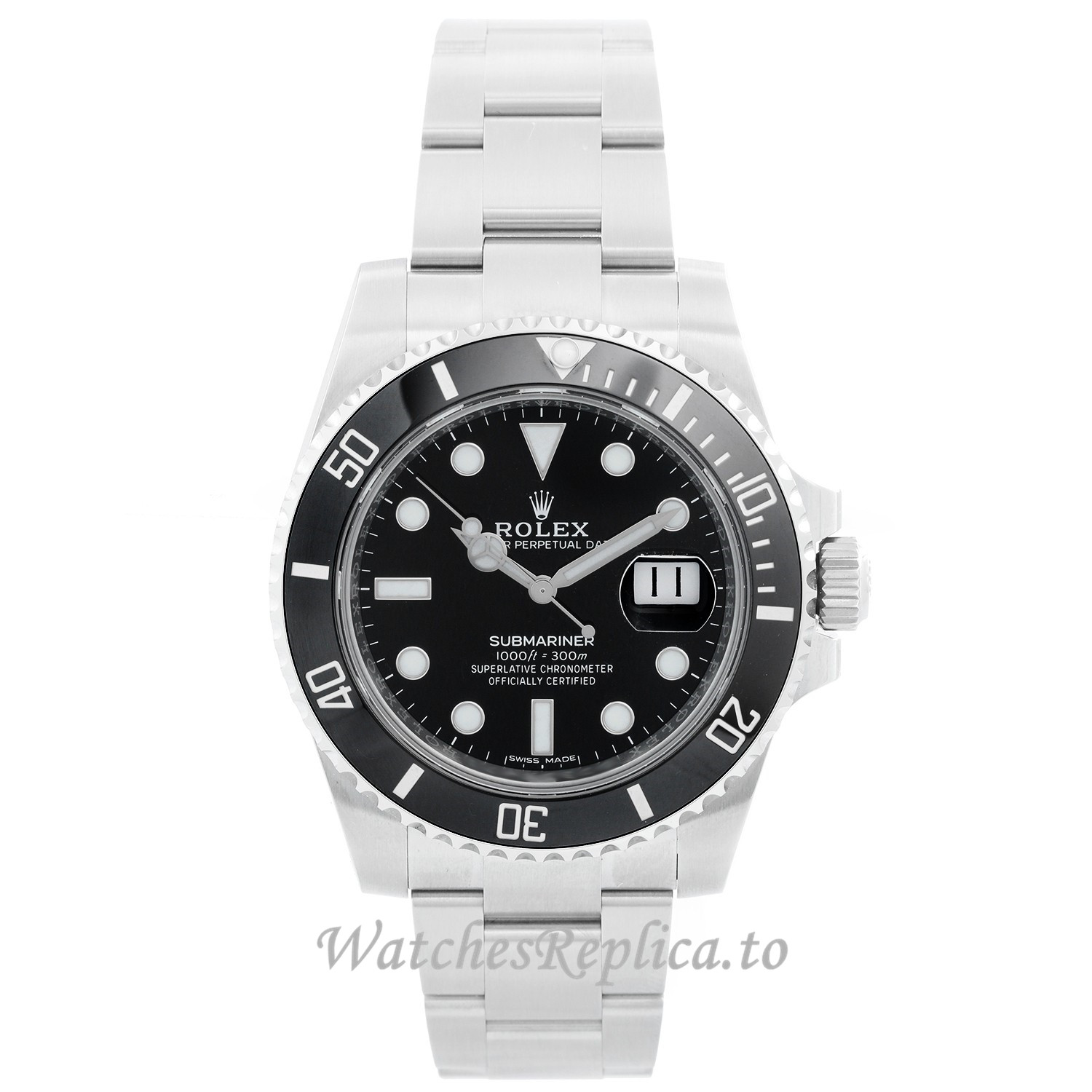 Rolex Submariner Black Dial 116610 LN - WatchesReplica.is