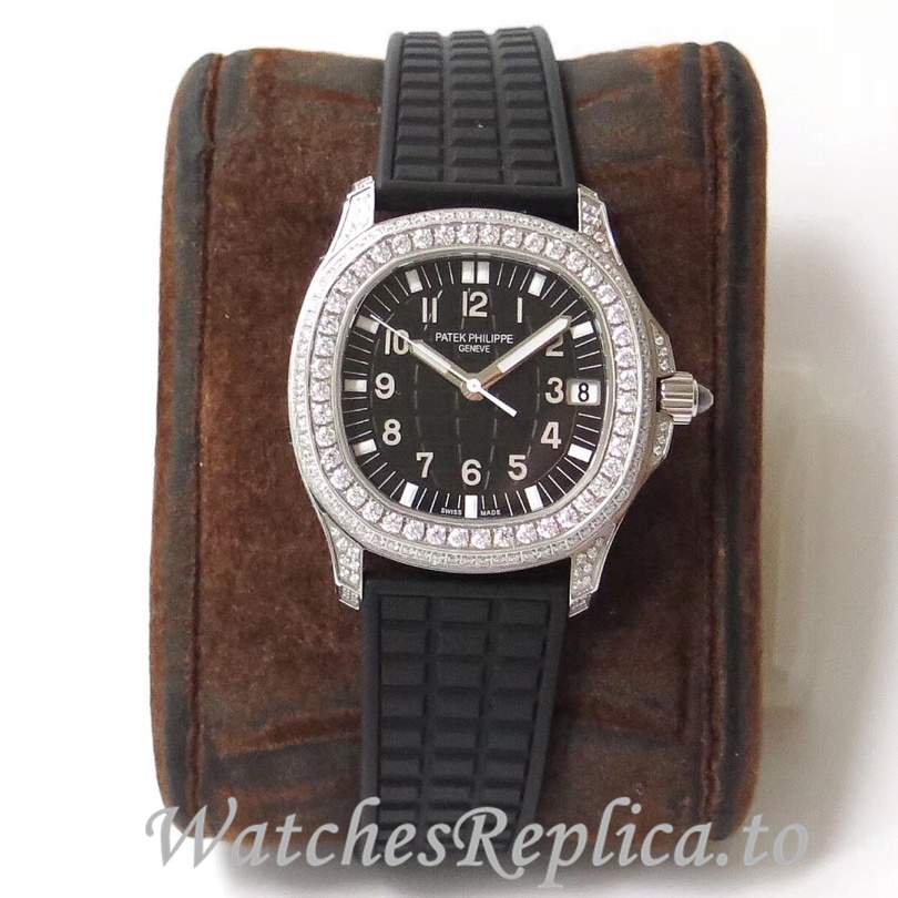 Patek Philippe Replica Aquanaut Rubber strap 35.6MM - WatchesReplica.is