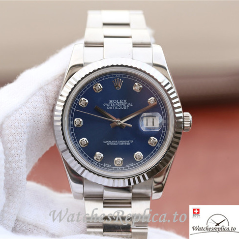 Swiss Rolex Datejust 126334-0016 Stainless steel strap 41MM - WatchesReplica.is