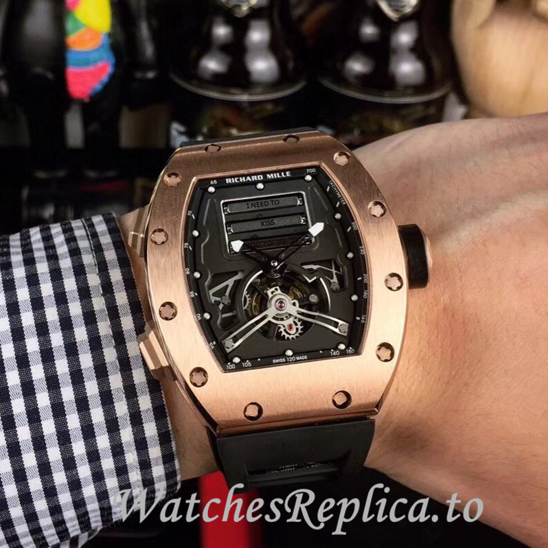 Richard Mille Replica RM69Ti Rubber strap 50MM - WatchesReplica.is