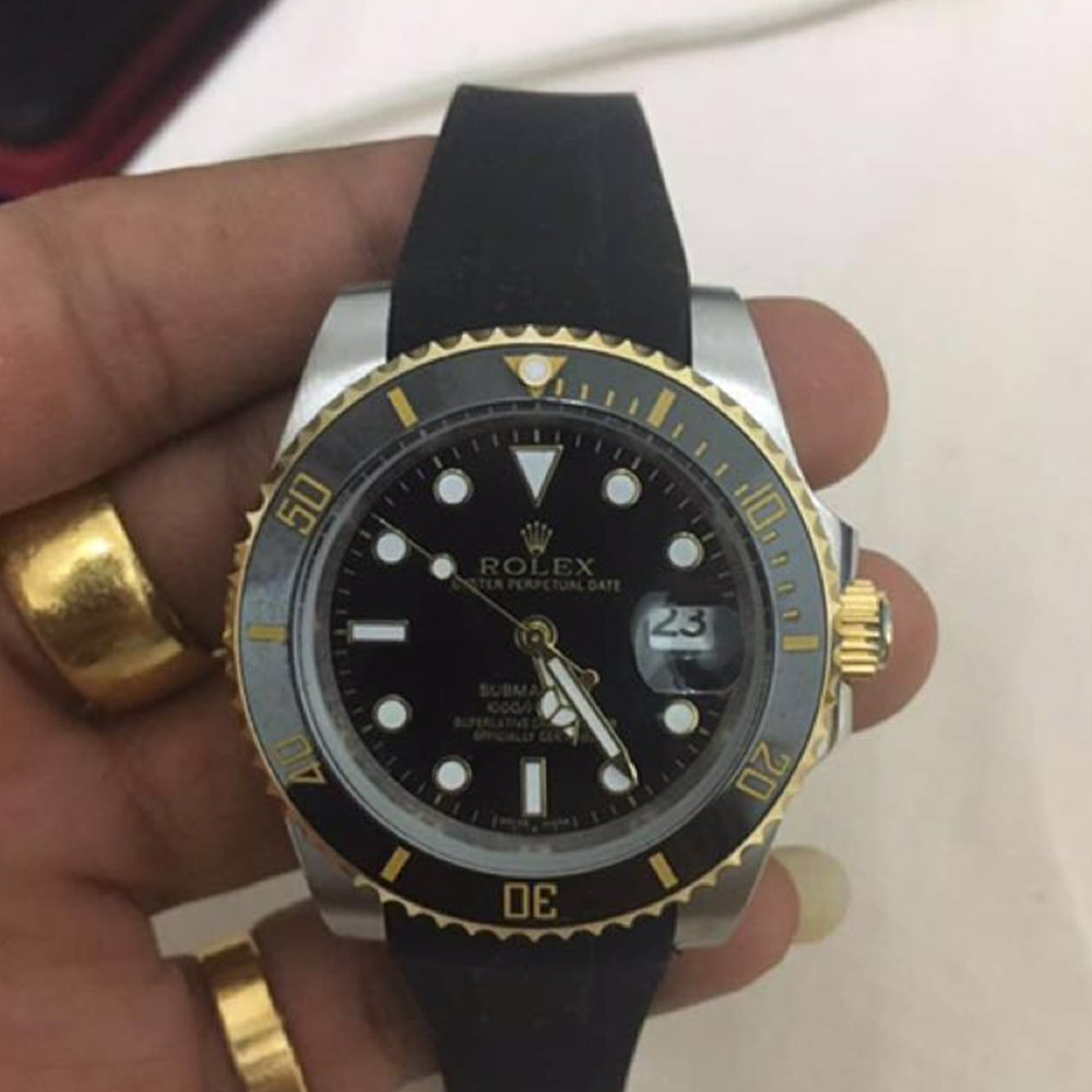 Rolex Submariner Black Dial 16613 - WatchesReplica.is