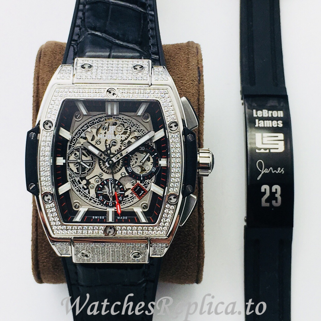 Hublot Replica SPIRIT OF BIG BANG Leather strap 42MM - WatchesReplica.is