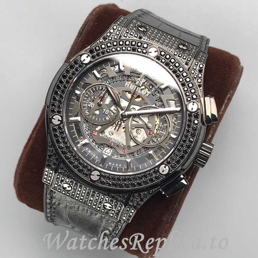 Hublot Replica Classic Fusion Leather strap 45MM - WatchesReplica.is