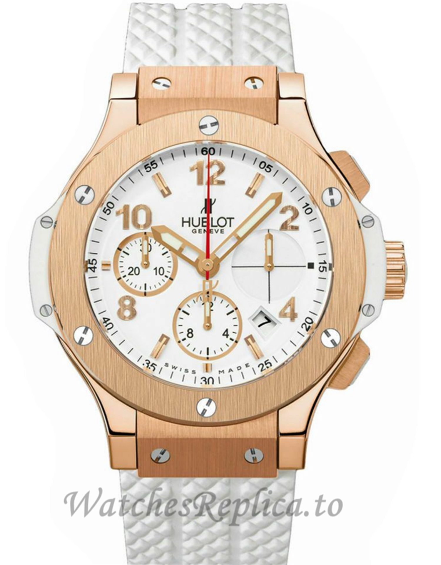 Hublot Replica Big Bang Rose Gold Chronograph 44MM Watch 341.PE.230.RW - WatchesReplica.is