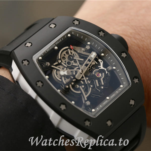 Richard Mille Replica RM055 Rubber strap 50MM - WatchesReplica.is