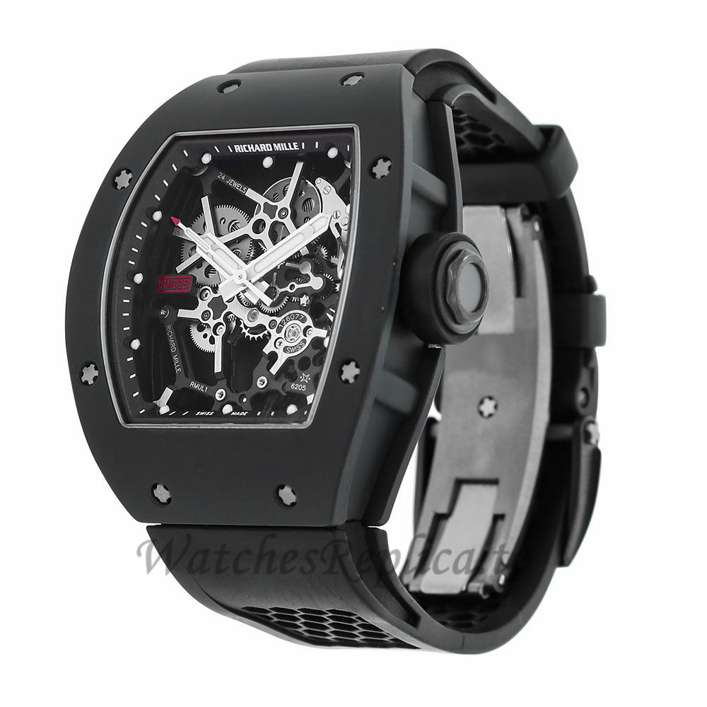 Richard Mille Replica RM035 Baby Nadal Aluminum Ultra-Light 48MM Watch RM035 36612 - WatchesReplica.is