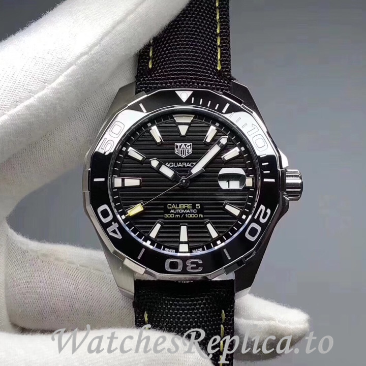 Tag Heuer Replica Aquaracer Canvas strap 43MM - WatchesReplica.is