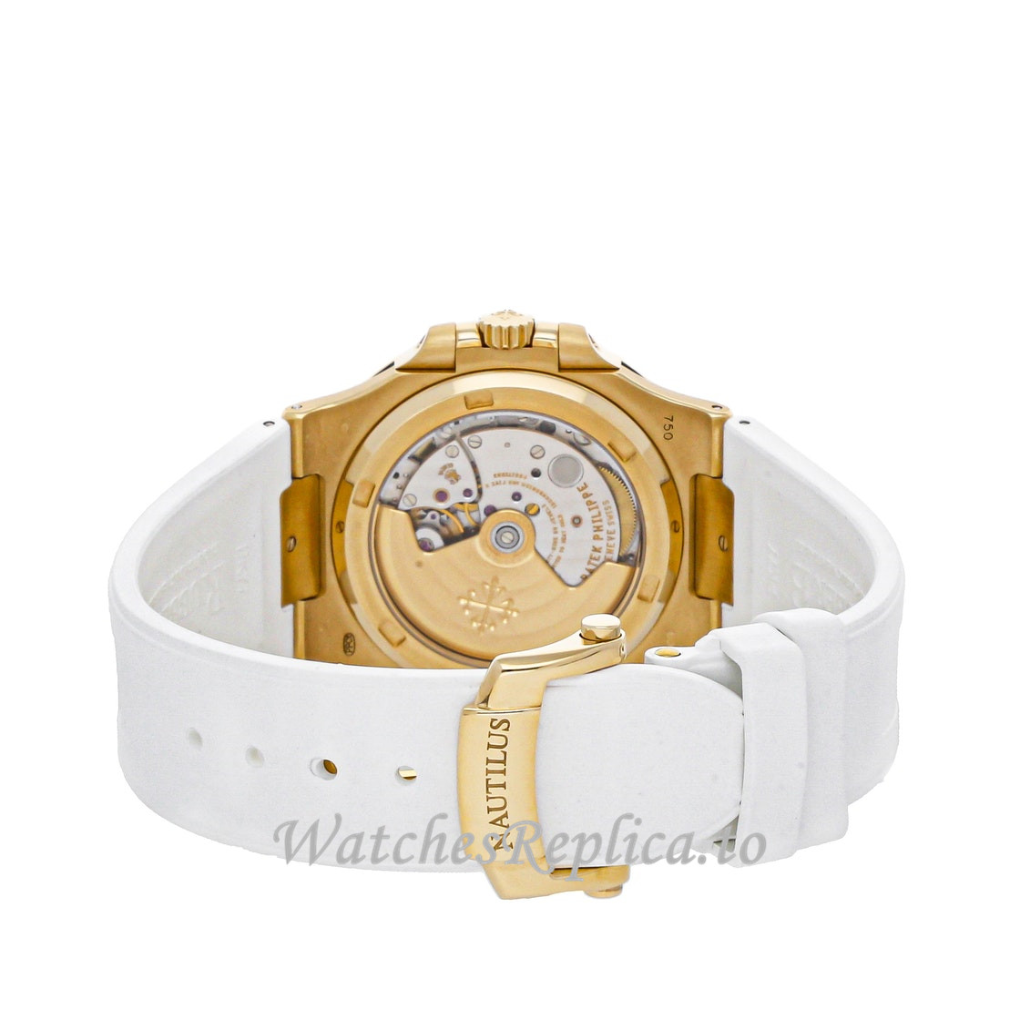 Replica Patek Philippe Nautilus 5711J-001 18K Yellow Gold Case - WatchesReplica.is