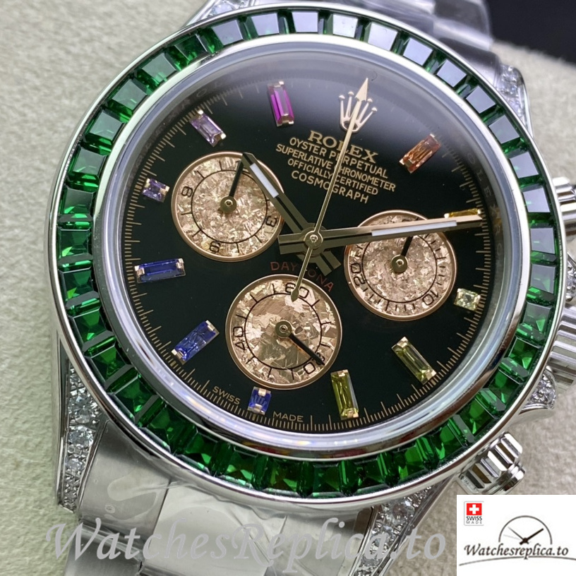 Swiss Rolex Daytona 116598RBOW Replica Stainless steel strap 40MM - WatchesReplica.is