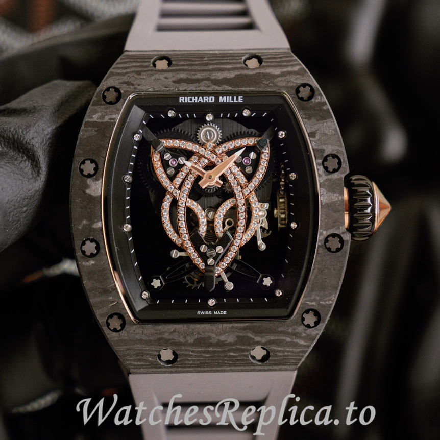 Richard Mille Replica RM019 Rubber strap 50MM - WatchesReplica.is