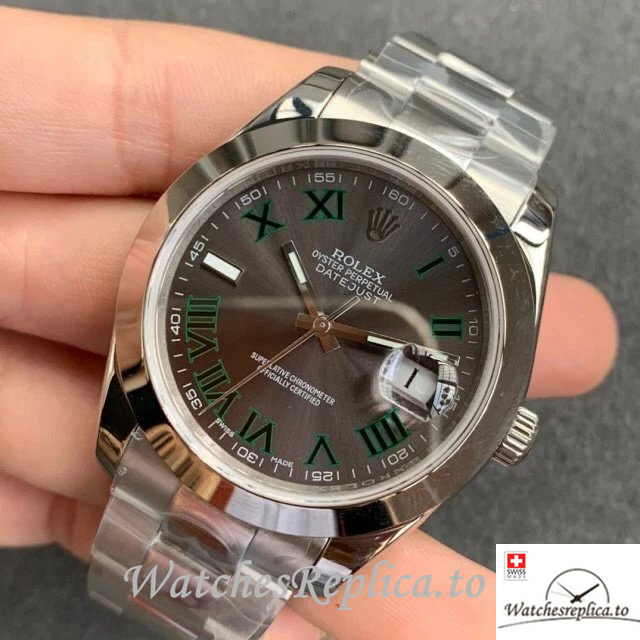 Swiss Rolex Datejust Replica 126300-0013 Stainless steel strap 41MM - WatchesReplica.is