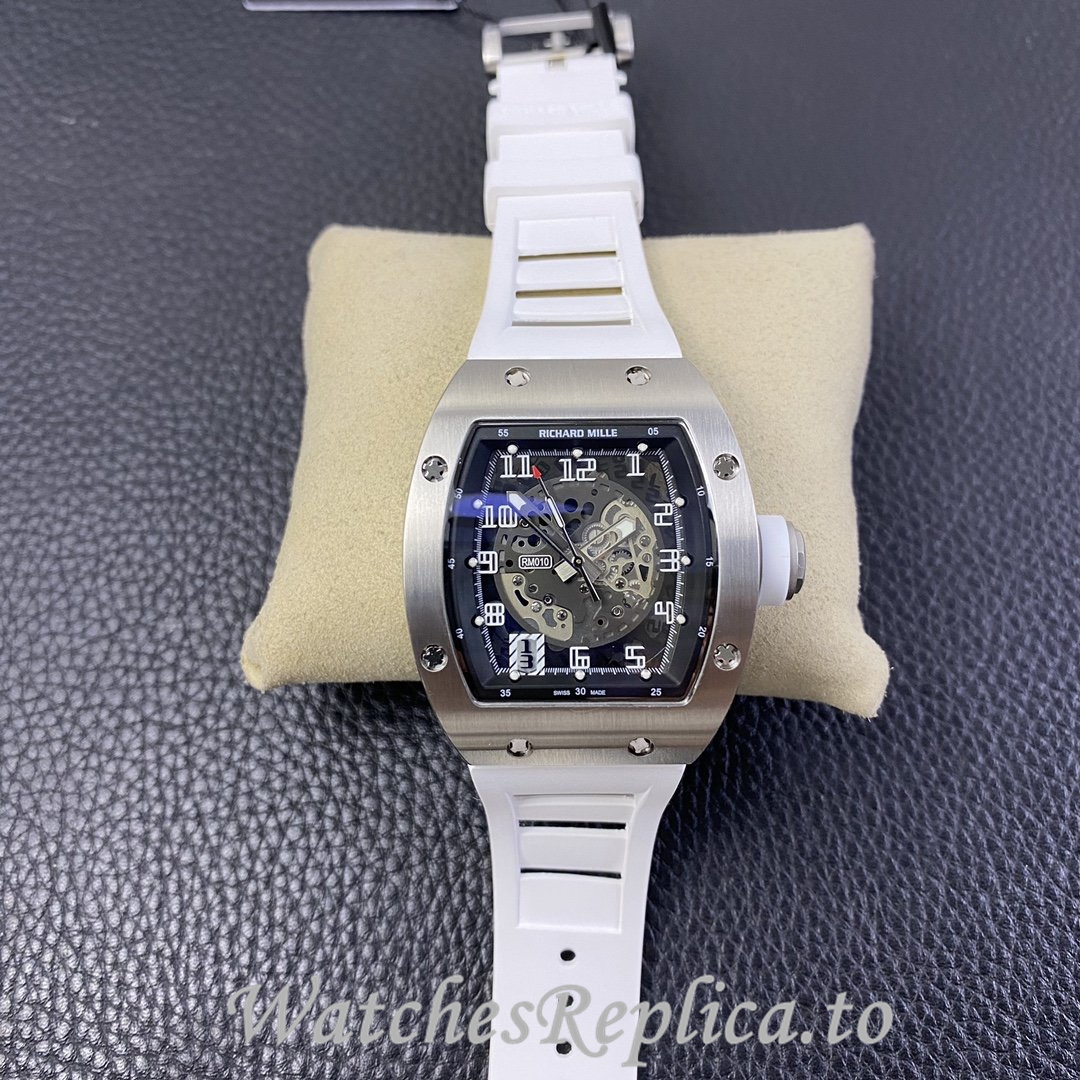 Richard Mille Replica RM010 Rubber strap 48MM - WatchesReplica.is