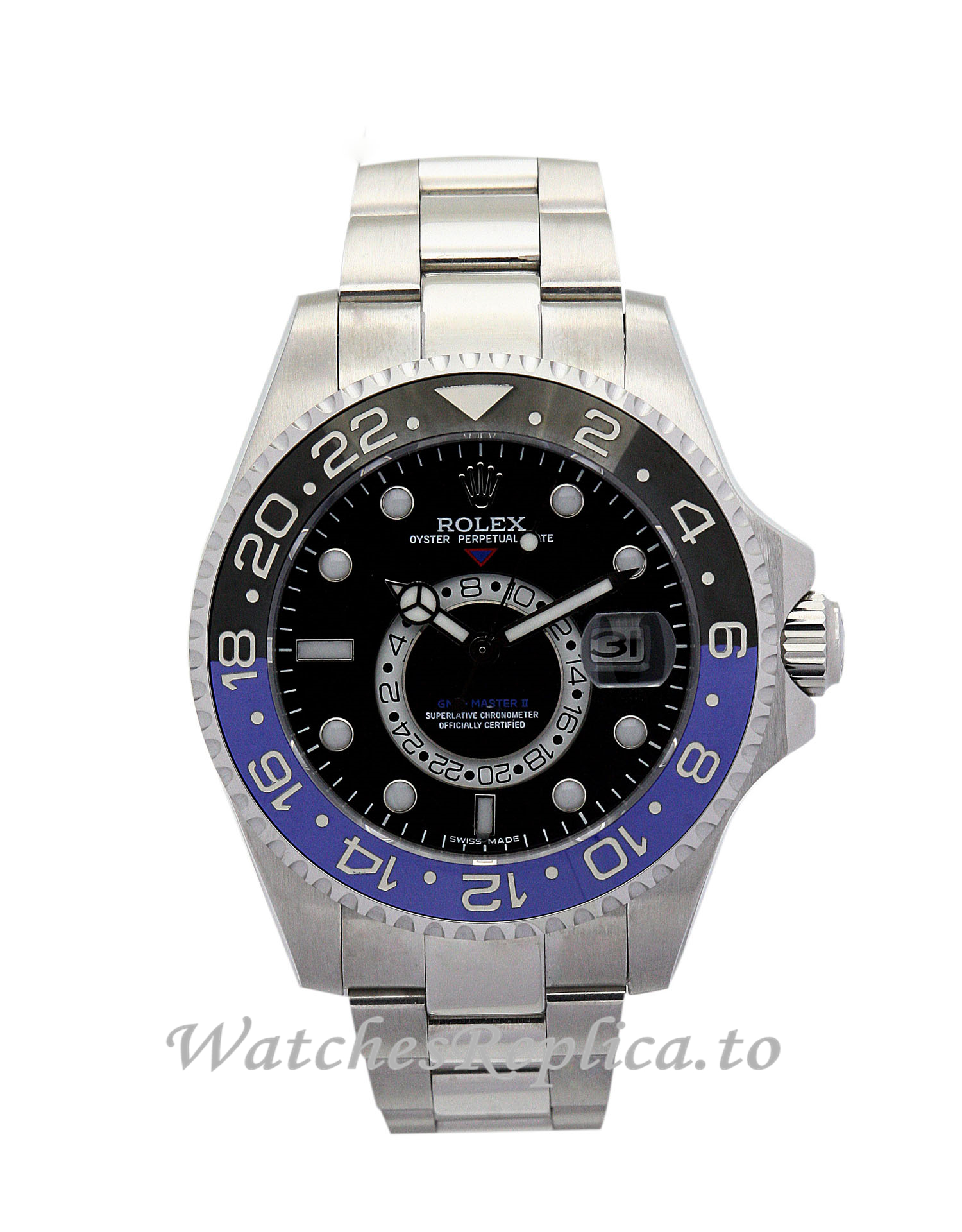 Rolex GMT Master Black Dial 16720 - WatchesReplica.is