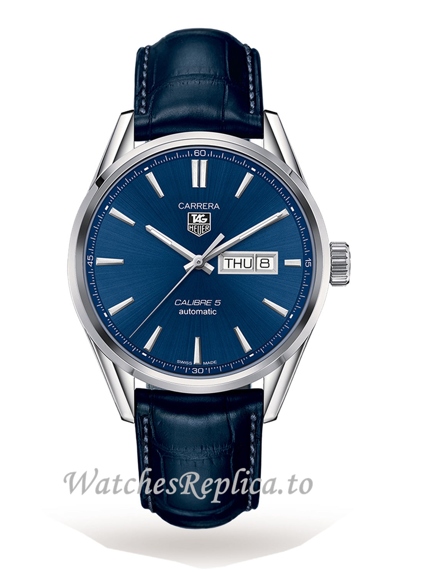 TAG Heuer Replica Carrera Calibre 5 43mm Mens Watch WAR201E.FC6292 - WatchesReplica.is