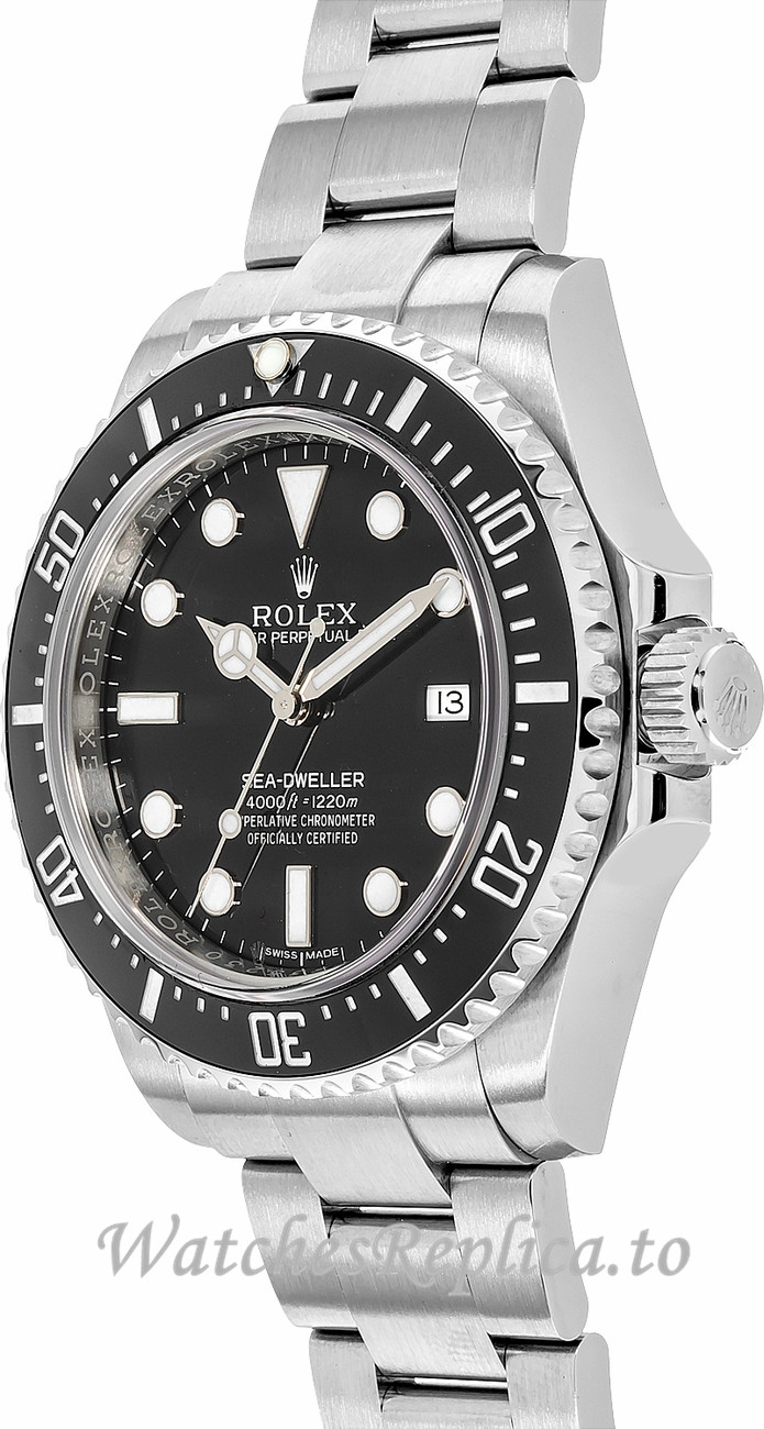 Rolex Sea-Dweller Replica 116600 Black Dial - WatchesReplica.is