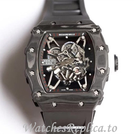 Richard Mille Replica RM35-01 Rubber strap 50MM - WatchesReplica.is