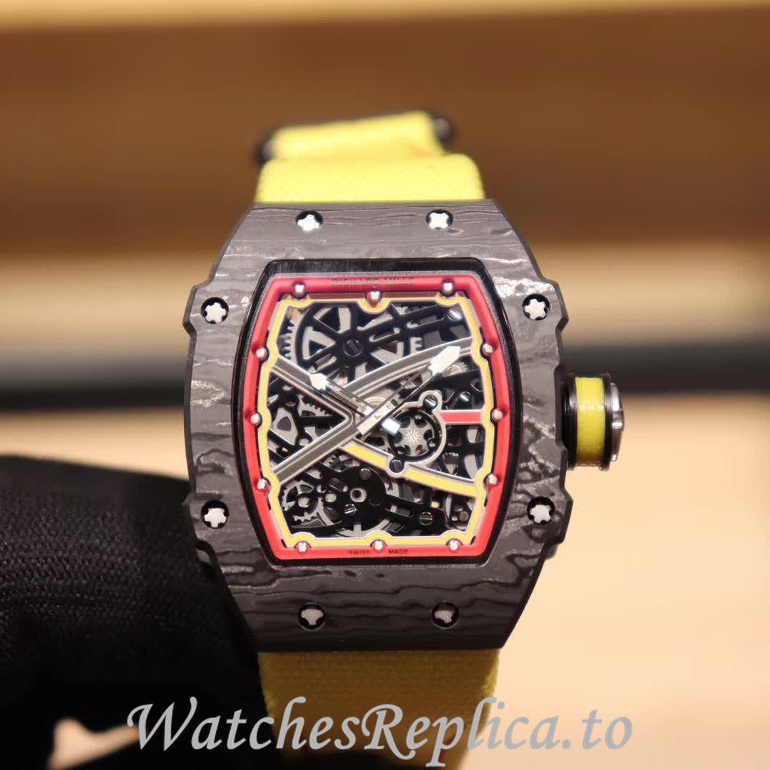 Richard Mille Replica RM67-02 Canvas strap 38.70x47.52MM - WatchesReplica.is