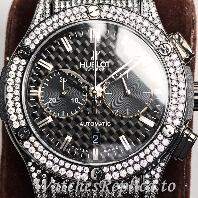 Hublot Replica Classic Fusion Leather strap 45MM - WatchesReplica.is