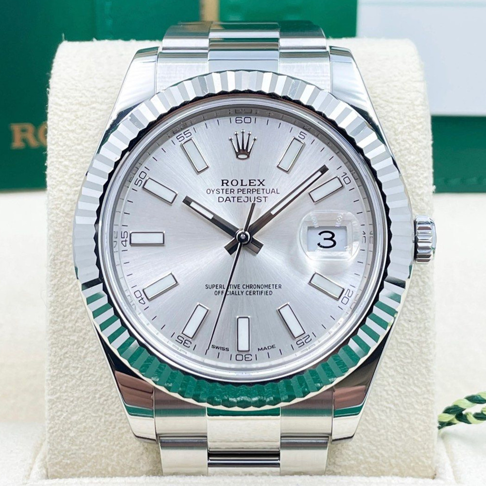 Rolex Datejust II Silver Dial 116334 - WatchesReplica.is