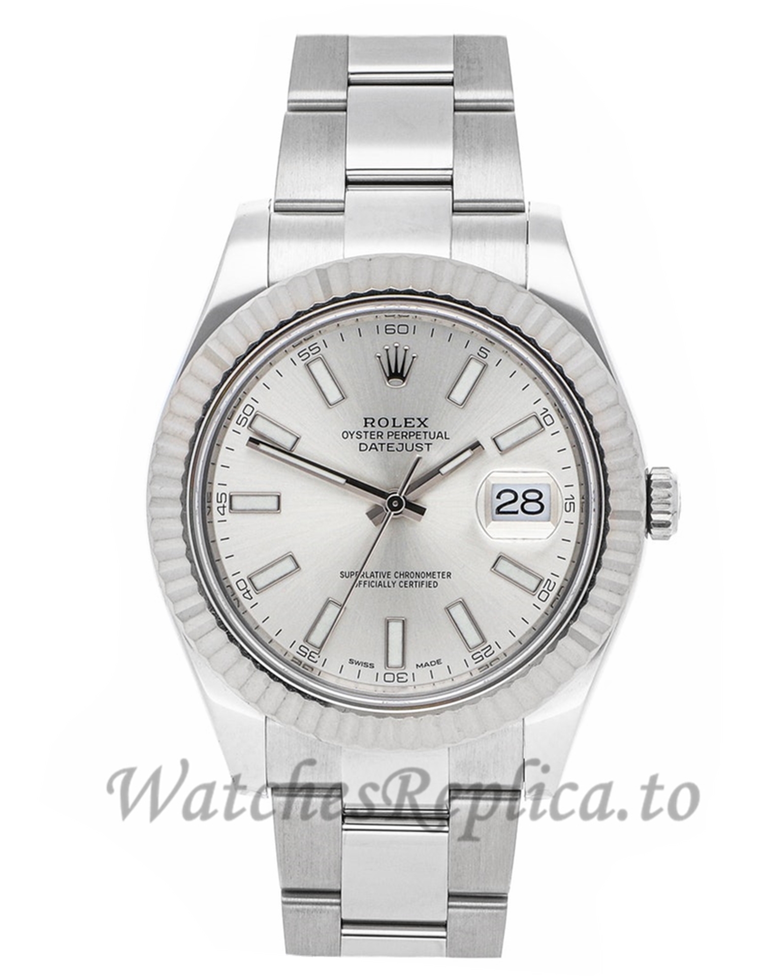Rolex Datejust II Silver Dial 116334 - WatchesReplica.is