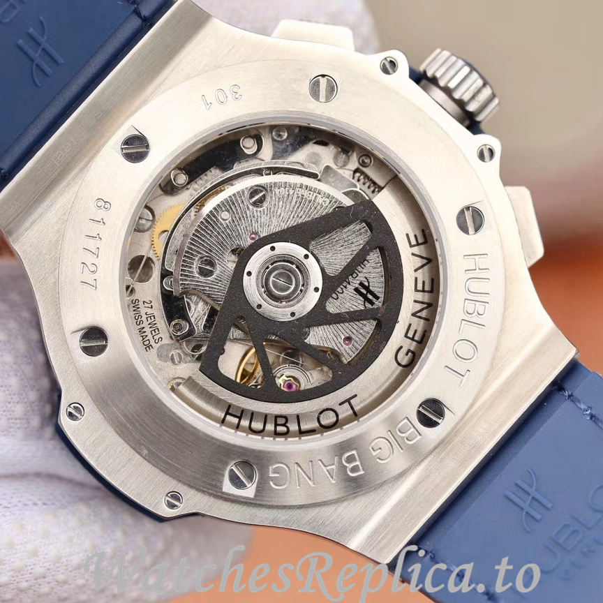 Hublot Replica Big Bang Leather strap 44MM - WatchesReplica.is