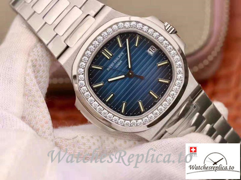 Swiss Patek Philippe Nautilus Jumbo Replica 5711 004 Stick Markers 40MM - WatchesReplica.is
