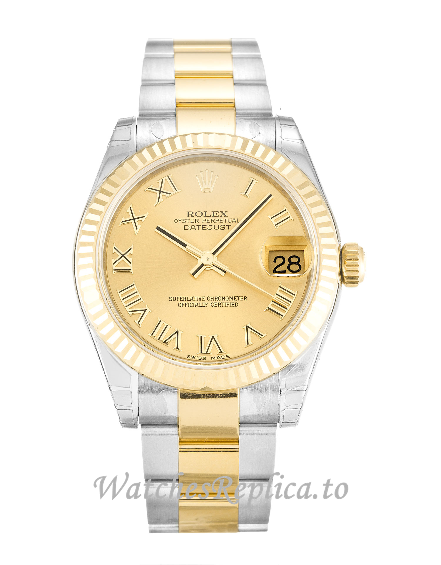 Rolex Datejust Lady Champagne Dial 178273 31MM - WatchesReplica.is