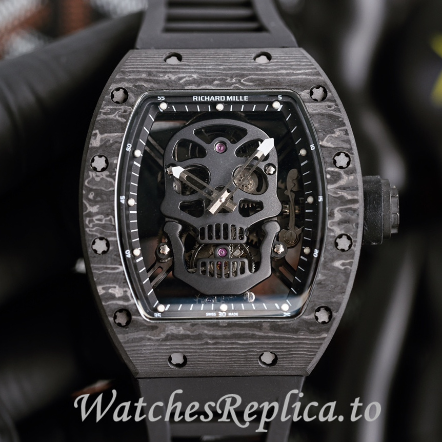 Richard Mille Replica RM052 Rubber strap 50MM - WatchesReplica.is