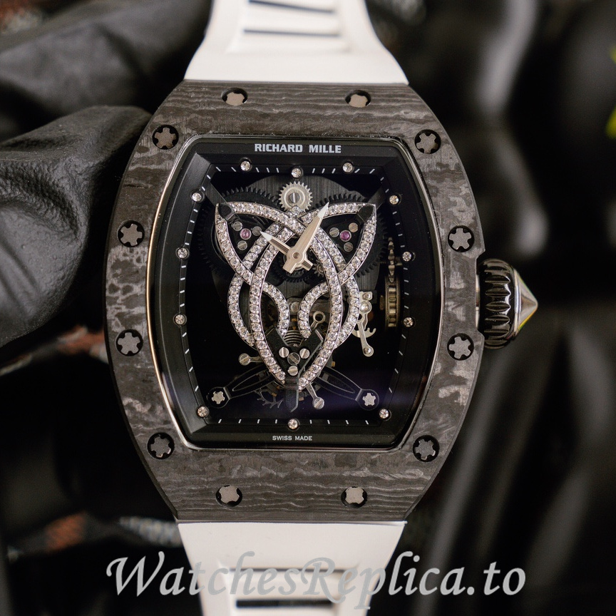 Richard Mille Replica RM019 Rubber strap 50MM - WatchesReplica.is
