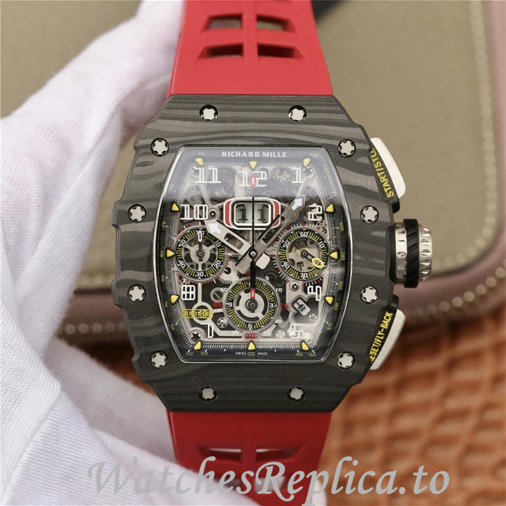 Richard Mille Replica RM11-03 Rubber strap 50MM - WatchesReplica.is