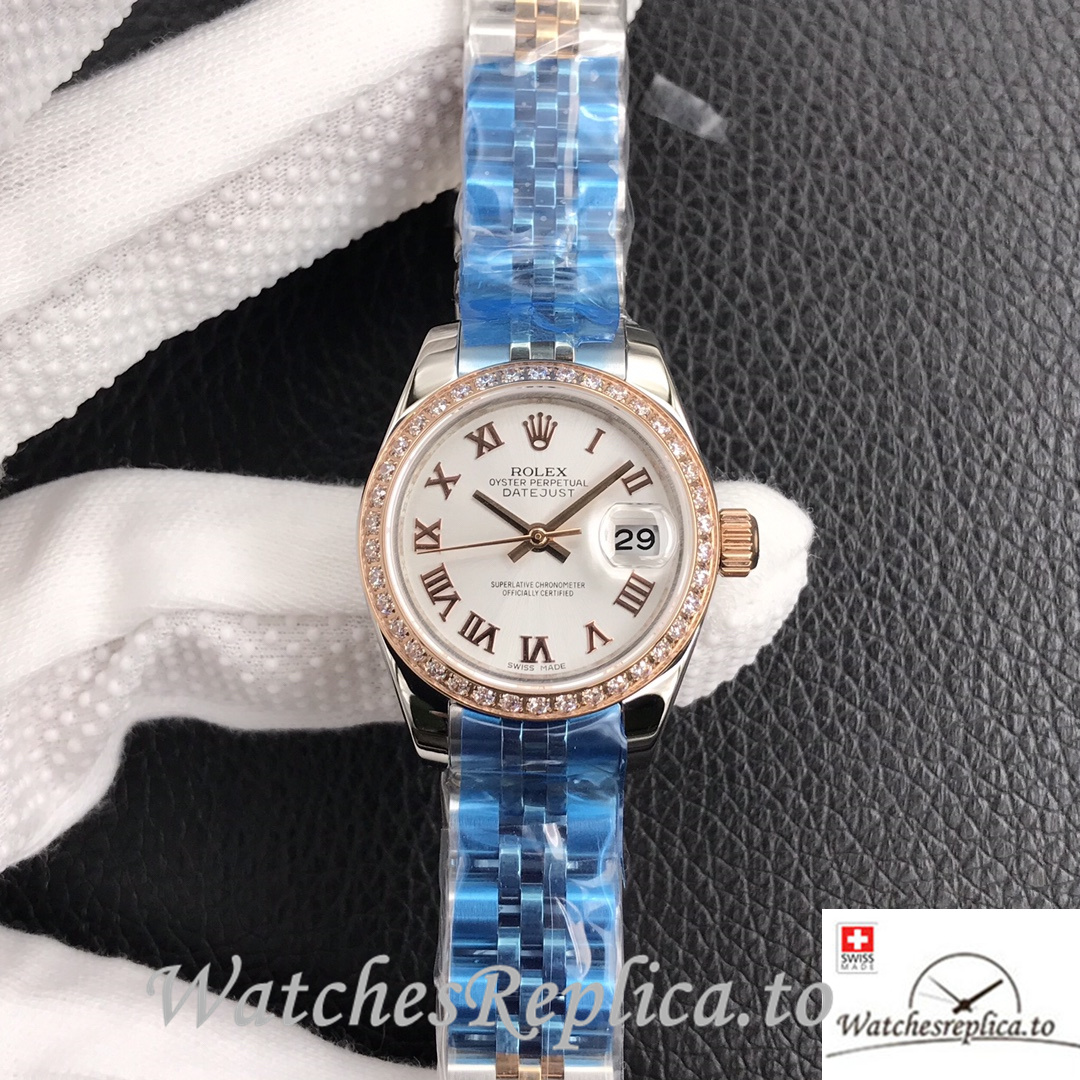 Swiss Rolex Datejust Replica 279381 Stainless steel strap 28MM - WatchesReplica.is