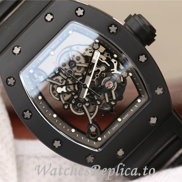 Richard Mille Replica RM055 Rubber strap 50MM - WatchesReplica.is