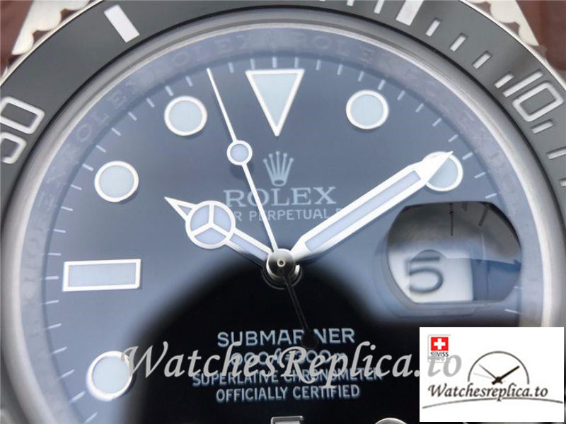 Swiss Rolex Submariner Replica 114060 Silver Strap 40MM - WatchesReplica.is