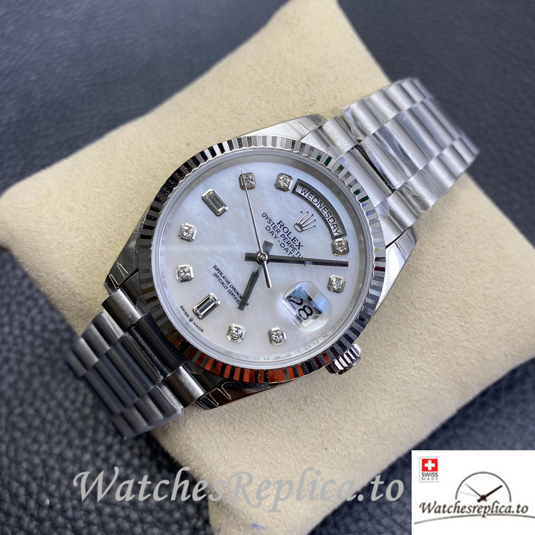 Swiss Rolex Datejust Replica 126233 Stainless steel strap 36MM - WatchesReplica.is