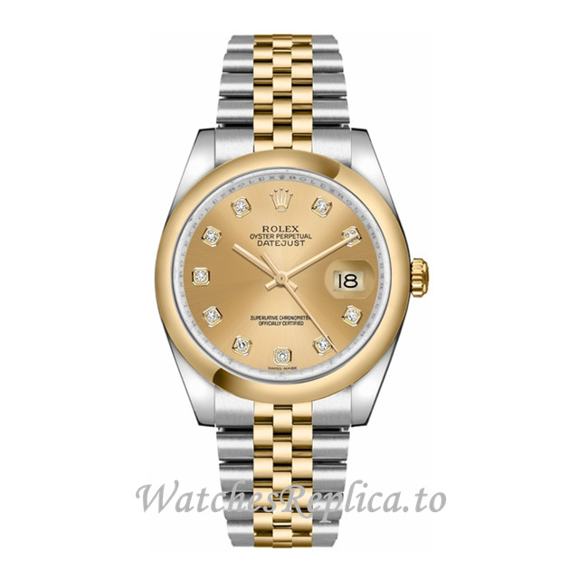Replica Rolex Datejust 116203-23 36MM Stainless steel strap Mens Watch - WatchesReplica.is