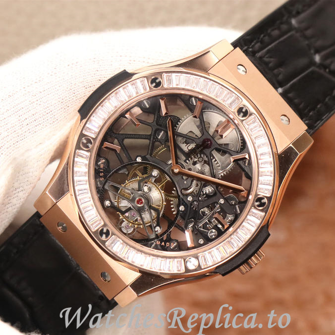 Hublot Replica Classic Fusion Series Leather strap 45MM - WatchesReplica.is