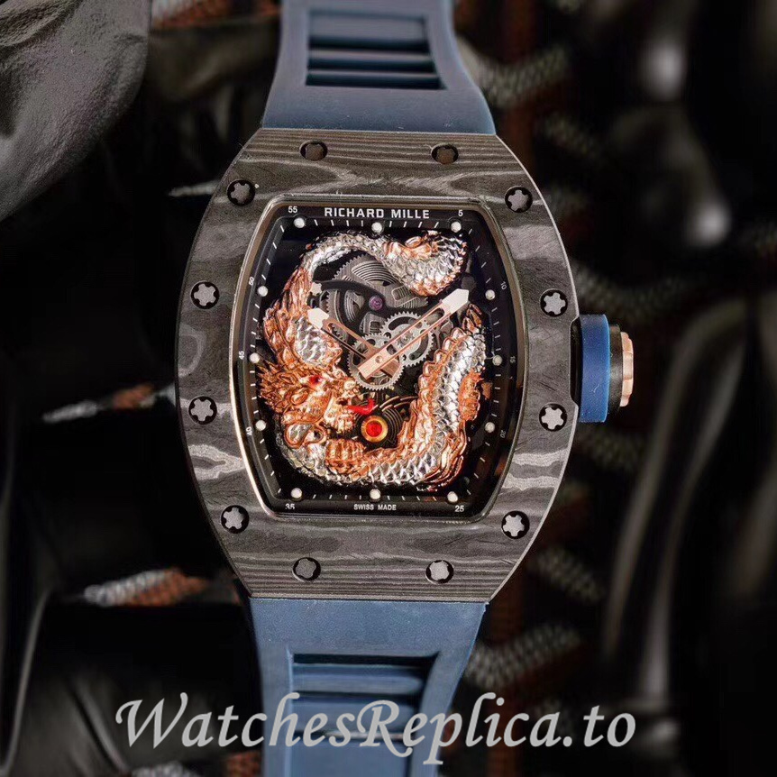 Richard Mille Replica RM57-03 Rubber strap 50MM - WatchesReplica.is