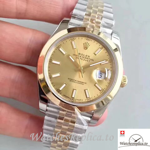 Swiss Rolex Datejust Replica 126303 Stainless steel strap 41MM - WatchesReplica.is