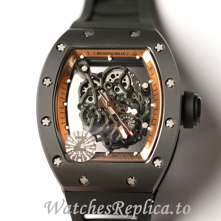 Richard Mille Replica RM055 Rubber strap 50MM - WatchesReplica.is