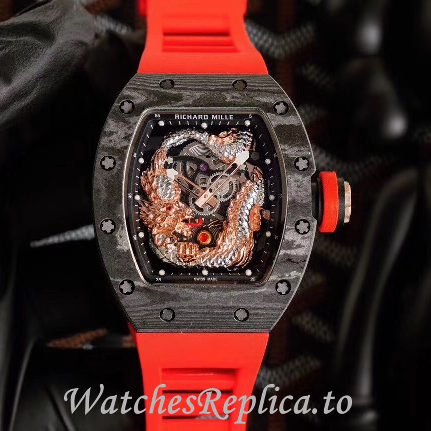 Richard Mille Replica RM57-03 Rubber strap 50MM - WatchesReplica.is