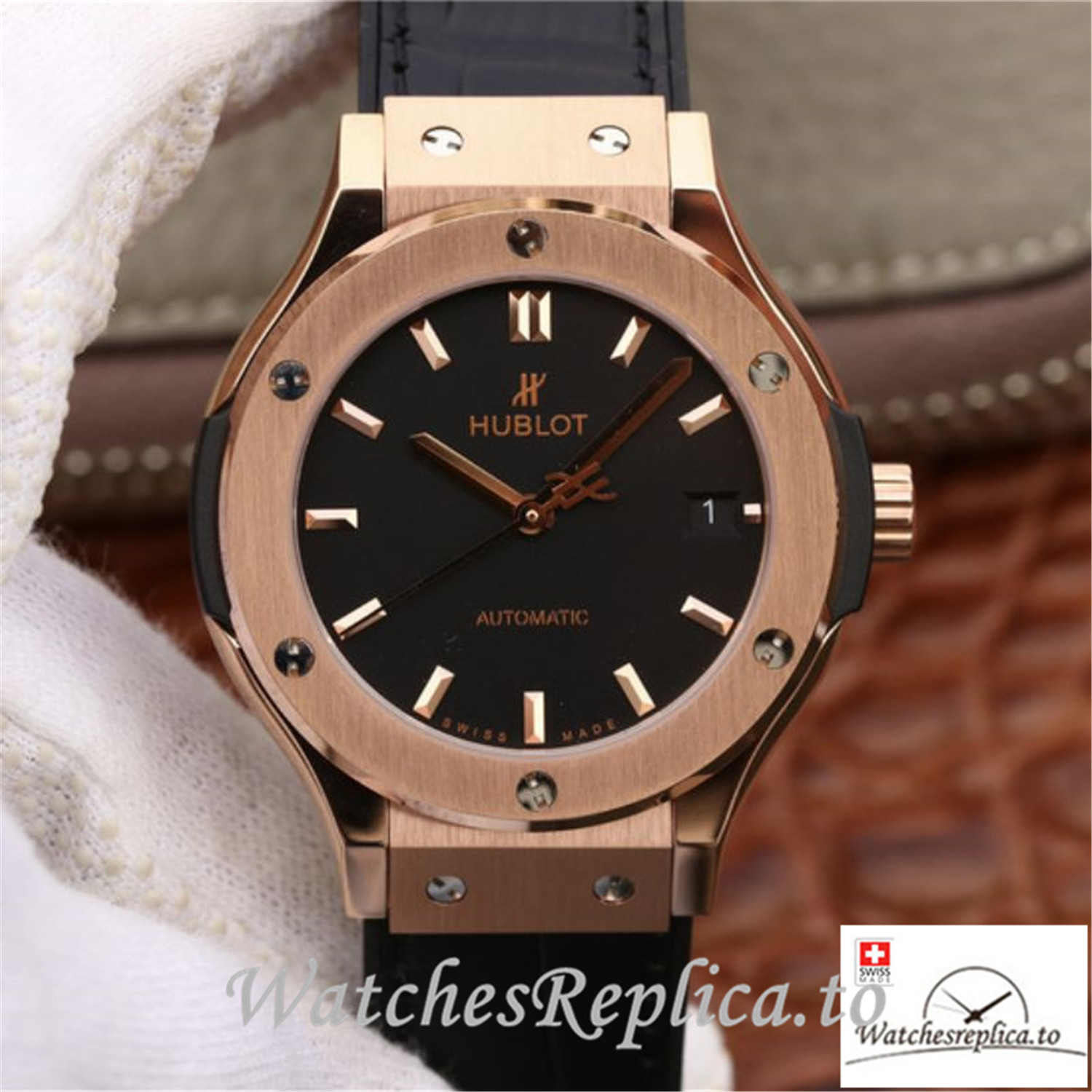 Swiss Hublot Classic Fusion King Replica 511.OX.1181.LR Black Strap 45MM - WatchesReplica.is