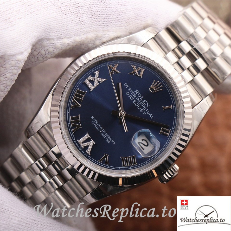 Swiss Rolex Datejust Replica 126233 Stainless steel strap 36MM - WatchesReplica.is