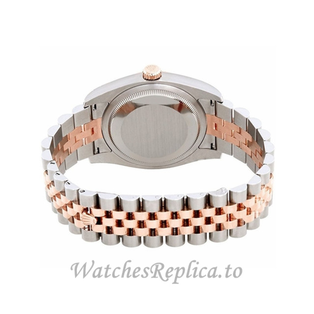 Replica Rolex Datejust 116201-17 36MM Stainless steel strap Mens Watch - WatchesReplica.is